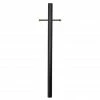 SOLUS 8 ft. Black Outdoor Direct Burial Aluminum Lamp Post with Cross Arm, 8-BK 1 SOLUS 8 ft. Black Outdoor Direct Burial Aluminum Lamp Post with Cross Arm, 8-BK -Cheap SOLUS Store 1752432