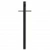 SOLUS 8 ft. Black Outdoor Direct Burial Lamp Post with Cross Arm and Grounded Convenience Outlet, 8-C-BK 2 SOLUS 8 ft. Black Outdoor Direct Burial Lamp Post with Cross Arm and Grounded Convenience Outlet, 8-C-BK -Cheap SOLUS Store 1752440