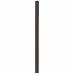SOLUS 8 ft. Bronze Outdoor Direct Burial Lamp Post with Convenience Outlet, 8-CNCA-BZ