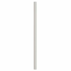 SOLUS 8 ft. White Outdoor Direct Burial Aluminum Lamp Post, 8-NCA-WH