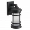 SOLUS Black LED Round Composite Outdoor Wall Lantern Sconce, 3,000K, SPC50SF-LE26W-BK -Cheap SOLUS Store 1752453