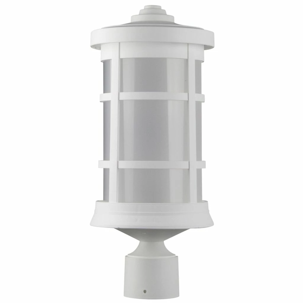 SOLUS Round Decorative Composite Post Top Light, 3,000K, White, SPC50TF-LE26W-WH 3 SOLUS Round Decorative Composite Post Top Light, 3,000K, White, SPC50TF-LE26W-WH