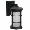 SOLUS Black LED Round Composite Outdoor Wall Lantern Sconce, 3,000K, SPC50VF-LE26W-BK 1 SOLUS Black LED Round Composite Outdoor Wall Lantern Sconce, 3,000K, SPC50VF-LE26W-BK -Cheap SOLUS Store 1752465