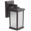 SOLUS Bronze LED Square Composite Outdoor Wall Lantern Sconce, 4,000K, SPC51SF-LE26C-BZ -Cheap SOLUS Store 1752469