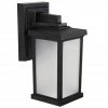 SOLUS Black LED Square Composite Outdoor Wall Lantern Sconce, 3,000K, SPC51SF-LE26W-BK 1 SOLUS Black LED Square Composite Outdoor Wall Lantern Sconce, 3,000K, SPC51SF-LE26W-BK -Cheap SOLUS Store 1752471