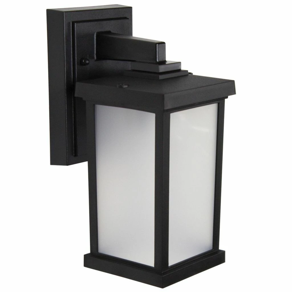 SOLUS Black LED Square Composite Outdoor Wall Lantern Sconce, 3,000K, SPC51SF-LE26W-BK 3 SOLUS Black LED Square Composite Outdoor Wall Lantern Sconce, 3,000K, SPC51SF-LE26W-BK