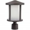 SOLUS Round Decorative Composite Post Top Light, 4,000K, Bronze, SPC52TF-LE26C-BZ -Cheap SOLUS Store 1752487