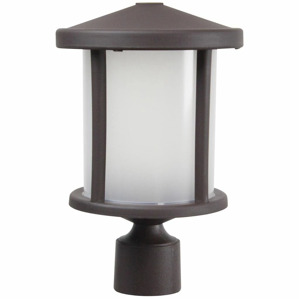 SOLUS Round Decorative Composite Post Top Light, 3,000K, Bronze, SPC52TF-LE26W-BZ 3 SOLUS Round Decorative Composite Post Top Light, 3,000K, Bronze, SPC52TF-LE26W-BZ