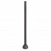 SOLUS 6 ft. Bronze Surface Mount Aluminum Lamp Post with Cast Aluminum Base and Decorative Cover Hardware, SM6-NCASTV-BZ