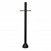 SOLUS 6 ft. Black Surface Mount Aluminum Lamp Post with Cross Arm/Cast Aluminum Base/Polymer Cover Hardware, SM6-STV-BK 2 SOLUS 6 ft. Black Surface Mount Aluminum Lamp Post with Cross Arm/Cast Aluminum Base/Polymer Cover Hardware, SM6-STV-BK -Cheap SOLUS Store 1752503