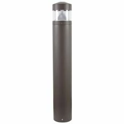 SOLUS Line-Voltage Bronze LED Exterior Landscape Bollard Light, 4,000K, SPC200BC-L10C-BZ