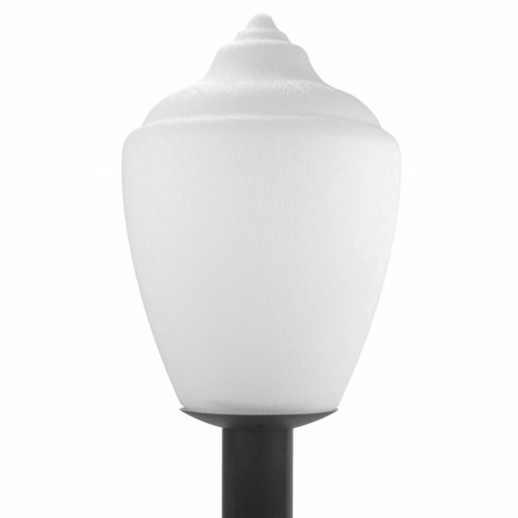 SOLUS Flame Tip Acorn 1-Light Black Post Mount Walkway Light, 4,000K, SPC9018-LE26C 3 SOLUS Flame Tip Acorn 1-Light Black Post Mount Walkway Light, 4,000K, SPC9018-LE26C