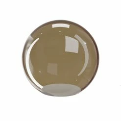 SOLUS Smoke Smooth Acrylic 12 in. Diameter Globe with 5.25 in. Inner Diameter Neckless, S20012-SM-5N