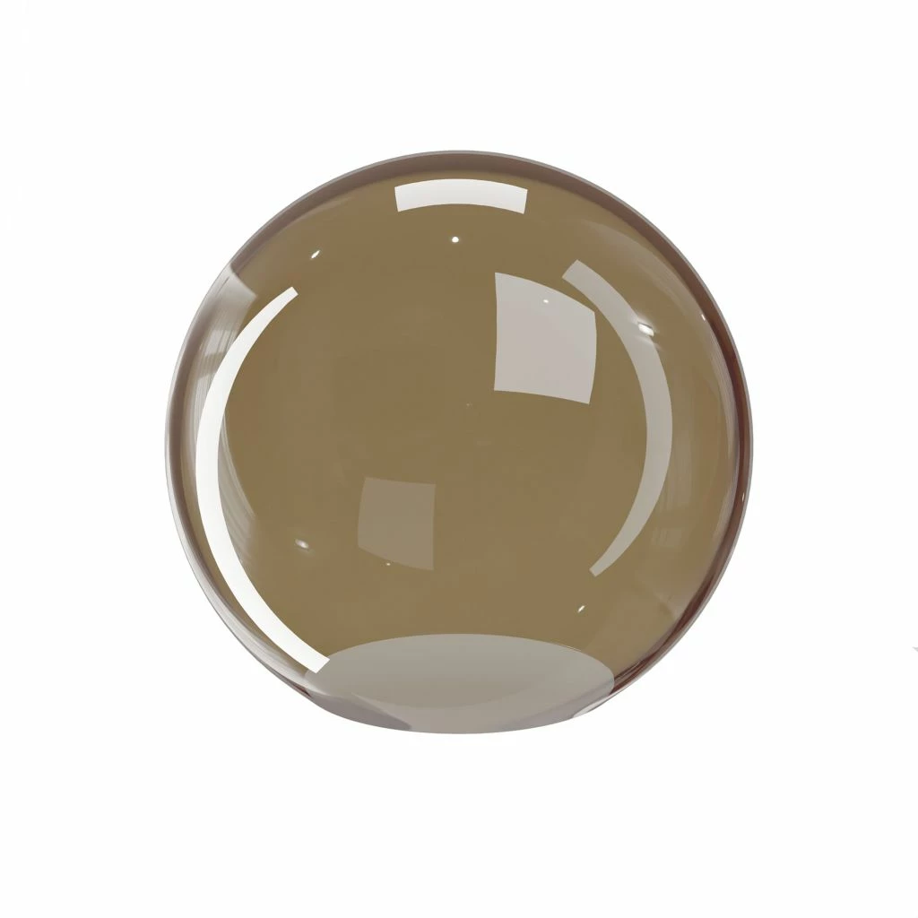 SOLUS Smoke Smooth Acrylic 12 in. Diameter Globe with 5.25 in. Inner Diameter Neckless, S20012-SM-5N 3 SOLUS Smoke Smooth Acrylic 12 in. Diameter Globe with 5.25 in. Inner Diameter Neckless, S20012-SM-5N