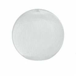 SOLUS Clear Prismatic Acrylic 16 in. Diameter Globe with 5.25 in. Inside Diameter Neckless Opening, S21016-CL-5N