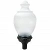 SOLUS Clear Polycarbonate Streetlamp Acorn 26.13 in. x 16.6 in. and 9.12 in. Outside Diameter Fitter Neck, S88066-CL-9F 2 SOLUS Clear Polycarbonate Streetlamp Acorn 26.13 in. x 16.6 in. and 9.12 in. Outside Diameter Fitter Neck, S88066-CL-9F -Cheap SOLUS Store 1860970