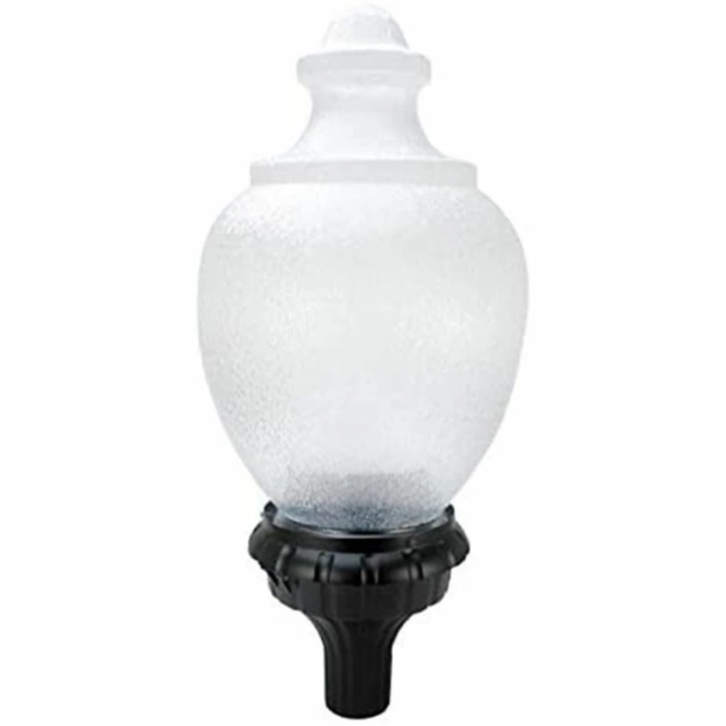 SOLUS Clear Polycarbonate Streetlamp Acorn 26.13 in. x 16.6 in. and 9.12 in. Outside Diameter Fitter Neck, S88066-CL-9F 3 SOLUS Clear Polycarbonate Streetlamp Acorn 26.13 in. x 16.6 in. and 9.12 in. Outside Diameter Fitter Neck, S88066-CL-9F