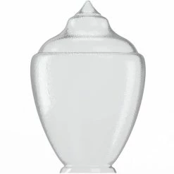 SOLUS Clear Polycarbonate Streetlamp Acorn 16.14 in. x 10.75 in. and 5.25 in. Inside Diameter Neckless, S88065-CL-5N