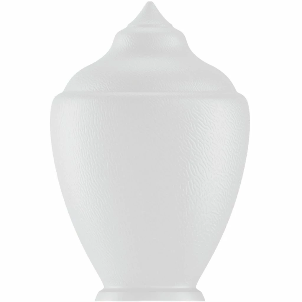 SOLUS White Polyethylene Streetlamp Acorn 17.19 in. x 15.63 in. and 6 in. Outside Diameter Fitter Neck, S88467-WH-6F 3 SOLUS White Polyethylene Streetlamp Acorn 17.19 in. x 15.63 in. and 6 in. Outside Diameter Fitter Neck, S88467-WH-6F