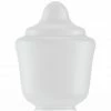 SOLUS White Acrylic Streetlamp Acorn 21 in. x 14 in. and 8 in. Outside Diameter Fitter Neck, S88263-WH-8F -Cheap SOLUS Store 1860981