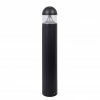 SOLUS Round Black LED Landscape Bollard Light, Exterior Surface Mounted Aluminum, 120-277V, 39.75 in. x 6.5 in., SC201BC-L20W-BK -Cheap SOLUS Store 1860986