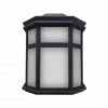 SOLUS Sedona Wall Mount Outdoor Sconce with 120V 50/60 Hz A19/E26 4000K LED Lamp 9.75 in. x 7.25 in., Black, SPC220FMF-LE26C-BK 1 SOLUS Sedona Wall Mount Outdoor Sconce with 120V 50/60 Hz A19/E26 4000K LED Lamp 9.75 in. x 7.25 in., Black, SPC220FMF-LE26C-BK -Cheap SOLUS Store 1860992