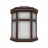 SOLUS Sedona Wall Mount Outdoor Sconce with 120V, 50/60 Hz A19/E26 3000K LED Lamp, 9.75 in. x 7.25 in., Bronze -Cheap SOLUS Store 1860997