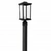 SOLUS Artisan Square Post Top Mount Outdoor Light Fixture, 15 in. x 6.35 in., Black, SPC51TC-BK -Cheap SOLUS Store 1861034